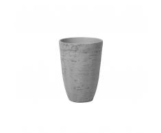Vaso tondo per interno ed esterno grigio 35x35x50cm CAMIA