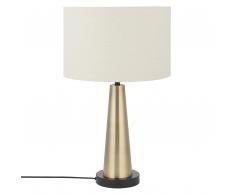 Lampada da tavolo in color crema 60 cm SANDON
