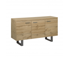 Credenza a 3 ante colore legno naturale TIMBER