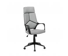 Sedia da ufficio con altezza regolabile nero/grigia DELIGHT