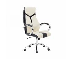 Sedia da ufficio beige FORMULA 1