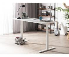 Scrivania elettrica regolabile bianca 180 x 80 cm UPLIFT