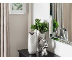 Vaso decorativo color argento APAMEA