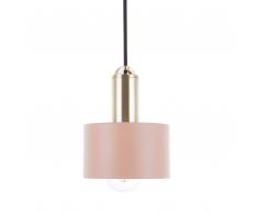 Lampadario in metallo in color rosa NARCEA