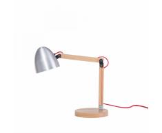 Lampada da tavolo - e comodino - illuminazione - argento - VELEKA