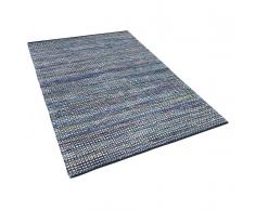 Tappeto blu in cotone - 160x230cm - ALANYA