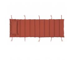 Cuscino per lettino da giardino BRESCIA rosso 180 x 60 x 5 cm