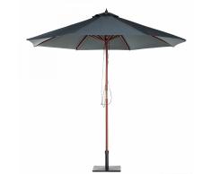 Ombrellone da giardino grigio antracite con palo in legno 270cm TOSCANA II