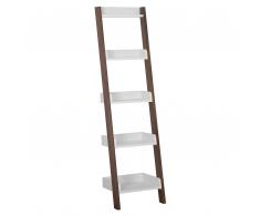 Scaffale libreria marrone e bianco MOBILE DUO