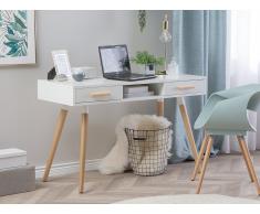 Scrivania in colore bianco 120 x 45 cm FRISCO