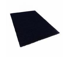 Tappeto shaggy - blu - 80x150 cm - in poliestere - EDIRNE