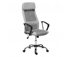 Sedia da ufficio bianca con altezza regolabile - PIONEER