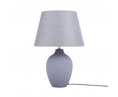 Lampada da tavolo in ceramica in color grigio FERGUS