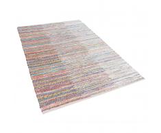 Tappeto multicolore in cotone - 140x200cm - MERSIN