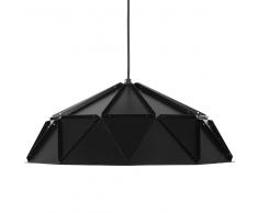 Lampadario in metallo nero SENIA
