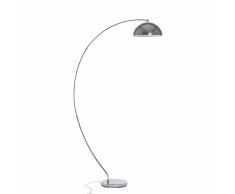 Lampada da pavimento moderna argento KAMA