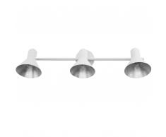 Lampada da parete bianco / argento MERSEY III