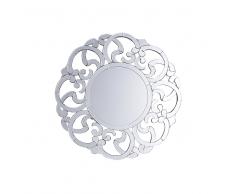 Specchio da parete in argento ø70 cm MORNAIX