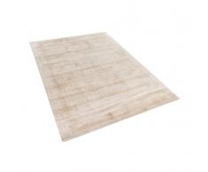 Tappeto beige rettangolare in viscosa - 120x170cm - GESI