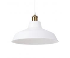 Lampadario in metallo bianco PECHORA