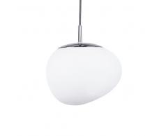 Lampadario in vetro bianco LIFFEL