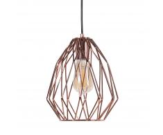 Lampada da soffitto in metallo color rame MAGRA