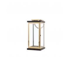 Lanterna in ottone / nero BORNEO