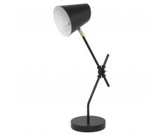 Lampada da tavolo e comodino nera HORTON