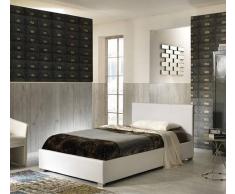 Stones Letto Singolo Francesca Bianco Con Contenitore