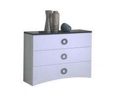 Flow Fusion Design Comò Isa Con 3 Cassetti