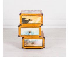 Flow Fusion Design Cassettiera Asimmetrica Hollywood Style