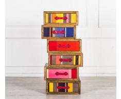 Flow Fusion Design Cassettiera Asimmetrica Colour