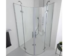 Tamanaco INFINITY - Box doccia semicircolare con doppia porta battente