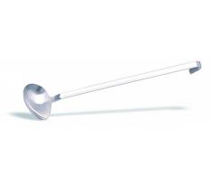 Cucchiaio monoblocco obliquo in acciaio inox Lunghezza manico cm 37 Lunghezza totale cm 41 Modello 338-000