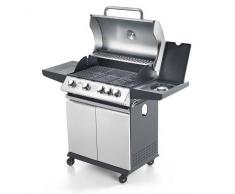 Barbecue a gas da esterni SR 4 zone di cottura con comandi separati Modello BBQ X4
