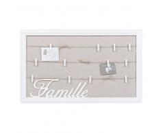 Maisons du monde Bacheca foto bianca 38 x 64 cm FAMILLES