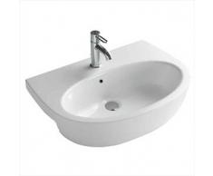Ceramica Globo Grace Lavabo Semi Incasso 1 Foro 65x48 Codice Prod: Gr015bi