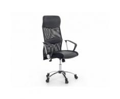 Poltrona da ufficio - Sedia da ufficio - In pelle - Nera - DESIGN