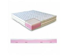 InMaterassi Materasso Matrimoniale Lattice E Memory Foam Sfoderabile A 7 Zone Differenziate - Marilyn 180 X 190 Cm (matrimoniale Xxl)