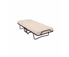 InMaterassi Brandina Letto Pieghevole Salvaspazio + Rete A Doghe In Legno 80 X 180 Cm (singolo)
