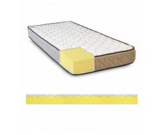 InMaterassi Materasso Memory Foam Ecologico Naturale - Eko Cloe 90 X 200 Cm (singolo) 2 Cuscini Memory H16