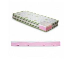 InMaterassi Materasso Memory Foam, 7 Zone Differenziate, Sfoderabile In Aloe Vera - Modello Splendor 90 X 190 Cm (singolo) 2 Cuscini Memory H13