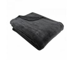 Plaid in pile (230 cm) Confort Grigio antracite