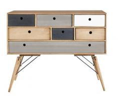 Maisons du monde Cassettone vintage in massello di mango 120 cm Melting