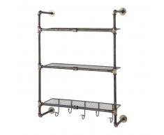 Maisons du monde Scaffale da parete in metallo effetto anticato L 68 cm GORDON