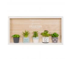 Maisons du monde Quadro con piante grasse artificiali 46x23