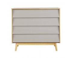 Maisons du monde Cassettone vintage 4 cassetti grigio Fjord