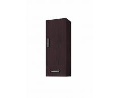 Caesaroo PENSILE BAGNO ARMADIO SOSPESO MODERNO 360 MM 1 ANTA 1 CASSETTO WENGE ARREDO SERIE MOTRIL