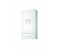 Caesaroo PENSILE BAGNO ARMADIO SOSPESO MODERNO BIANCO 480 MM 2 ANTE 1 CASSETTO ARREDO SERIE MOTRIL