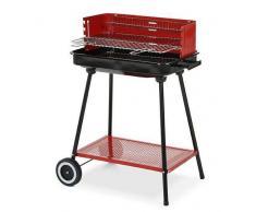 Caesaroo Barbecue a carbonella con paravento e ruote
